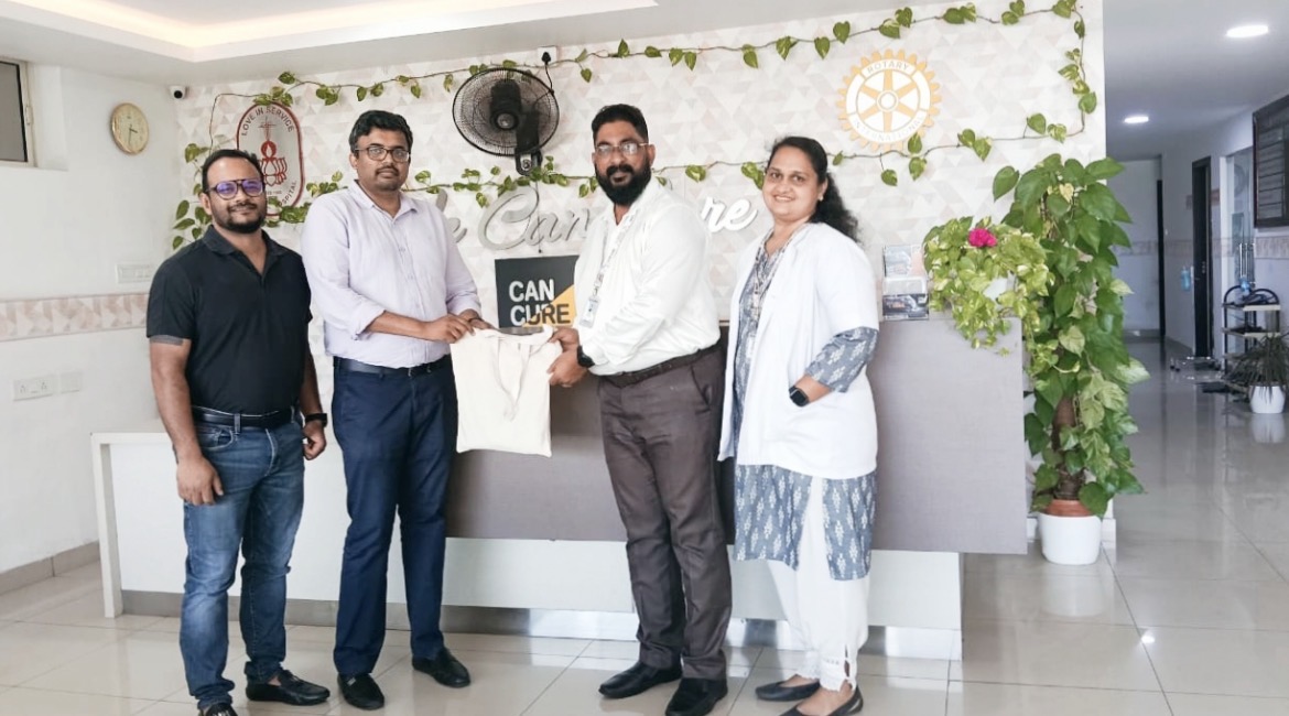 Rotary Club of Cochin Downtown donating dialysis kits