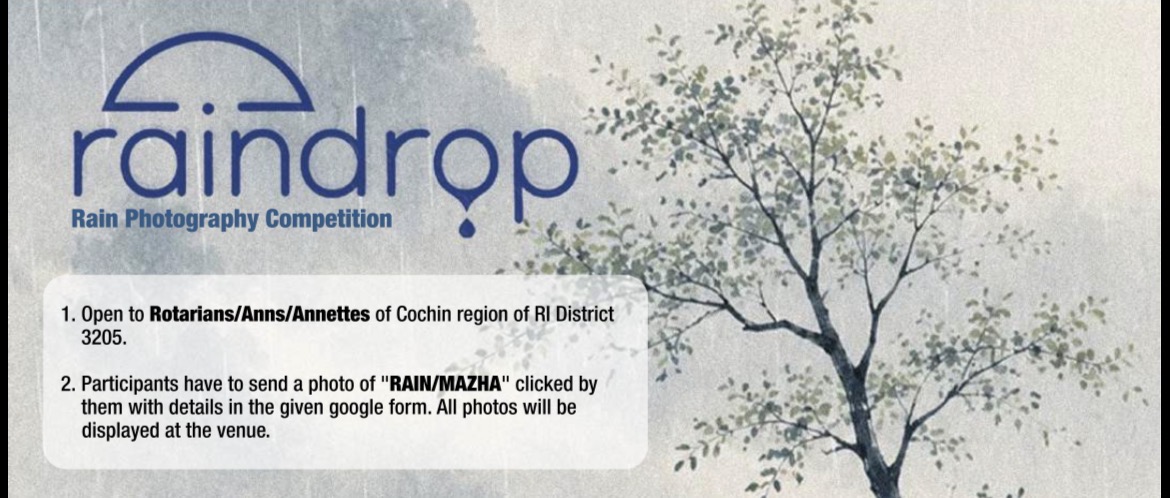 Raindrop competition poster